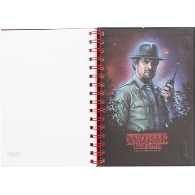Stranger Things (One Sheet) A5 Metallic Notebook - Inspire Newquay