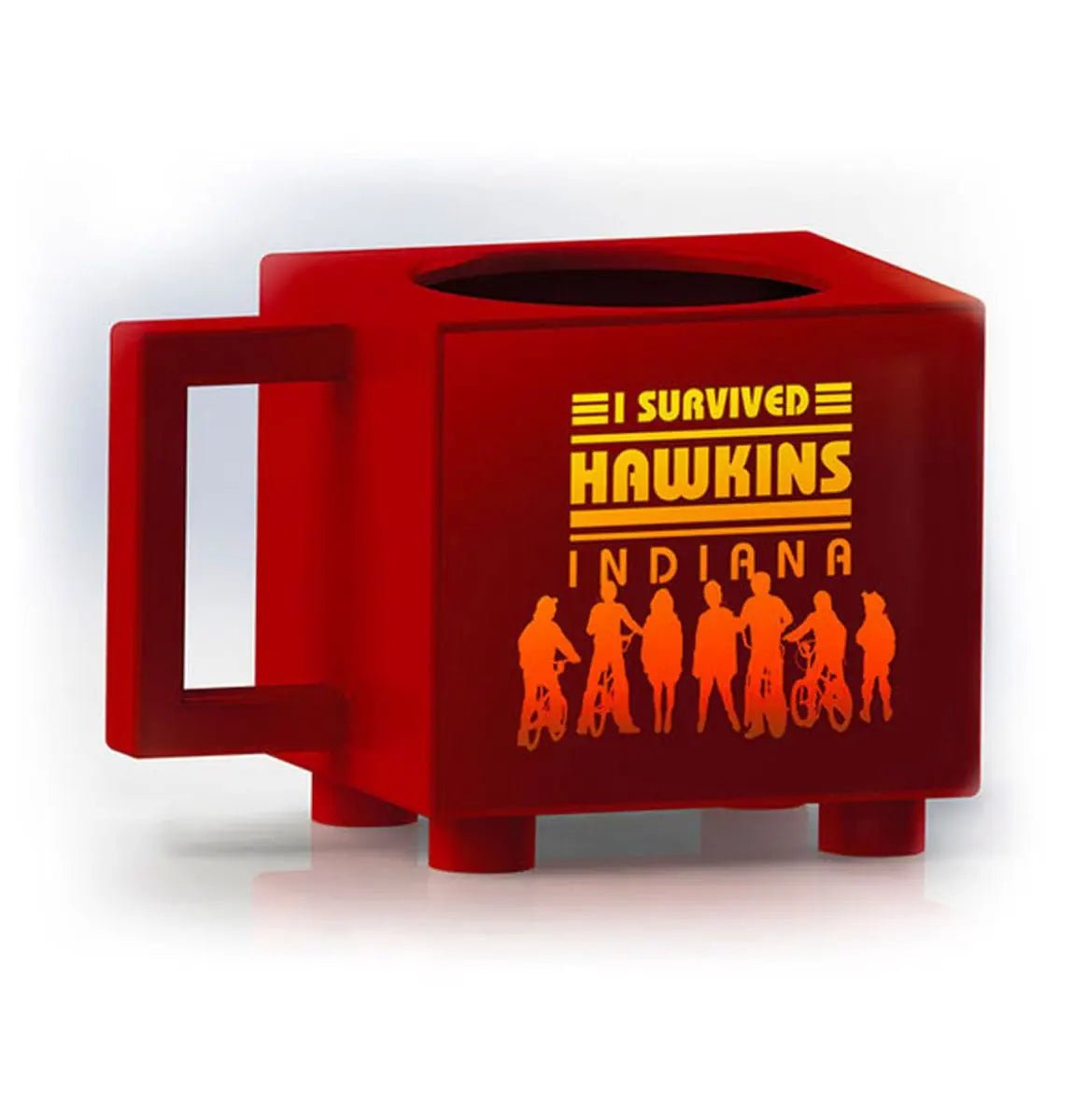 Stranger Things: Shaped Heat Change Mug: I Survived Hawkins Indiana - Inspire Newquay