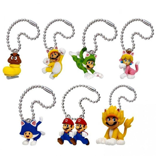 Super Mario 3D World Keychains (12ct) Blind Bag - Inspire Newquay