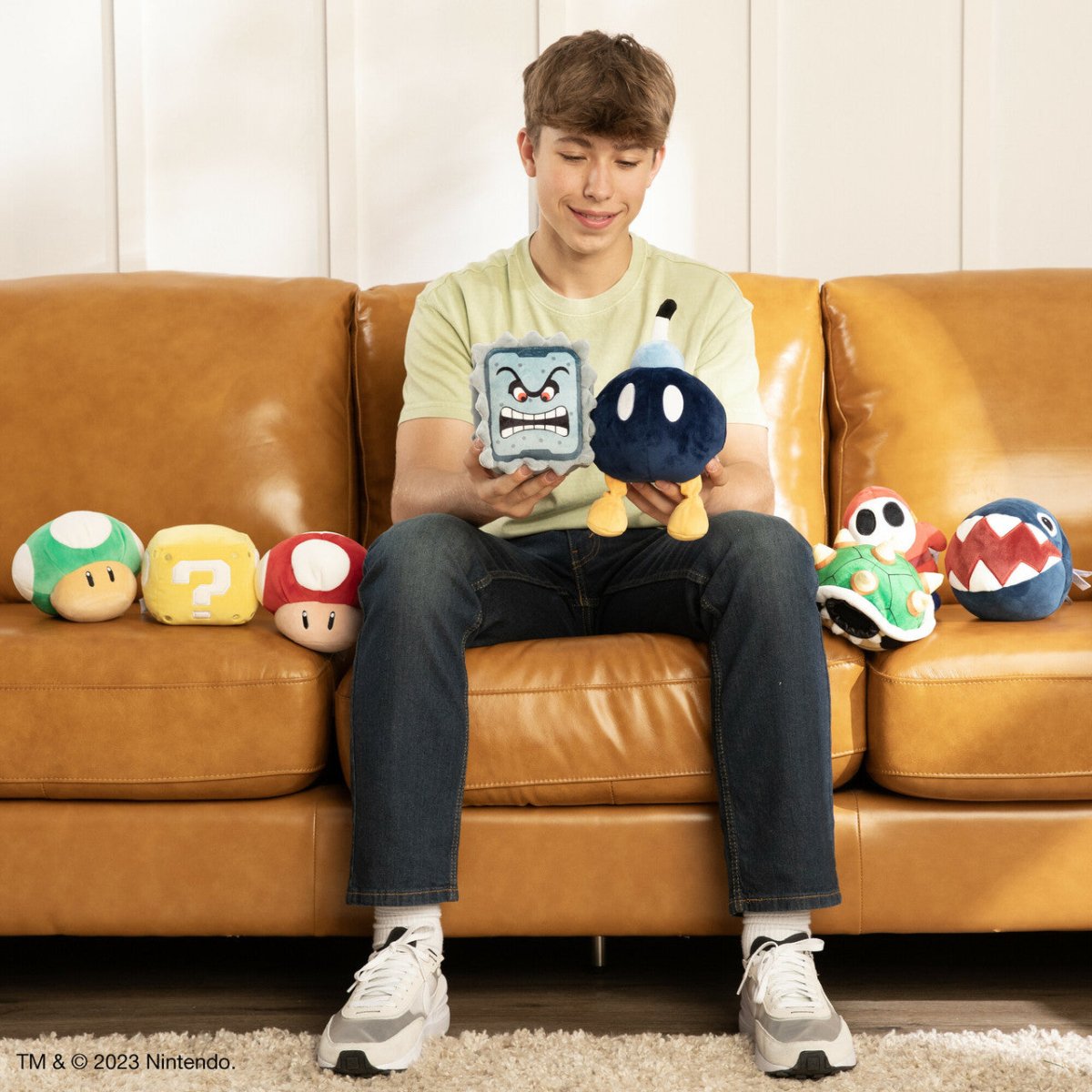 Super Mario Bob-omb Junior Mocchi Mocchi Plush - Inspire Newquay