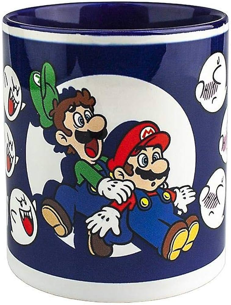 Super Mario (Boos) Blue Coloured Inner Mug - Inspire Newquay