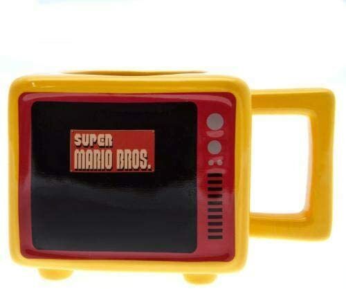 Super Mario Bros (Like A Boss) Retro Tv Heat Change Mug - Inspire Newquay