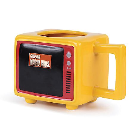 Super Mario Bros (Like A Boss) Retro Tv Heat Change Mug - Inspire Newquay