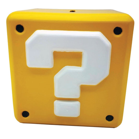 Super Mario (Question Mark Block) Shaped Money Bank - Inspire Newquay