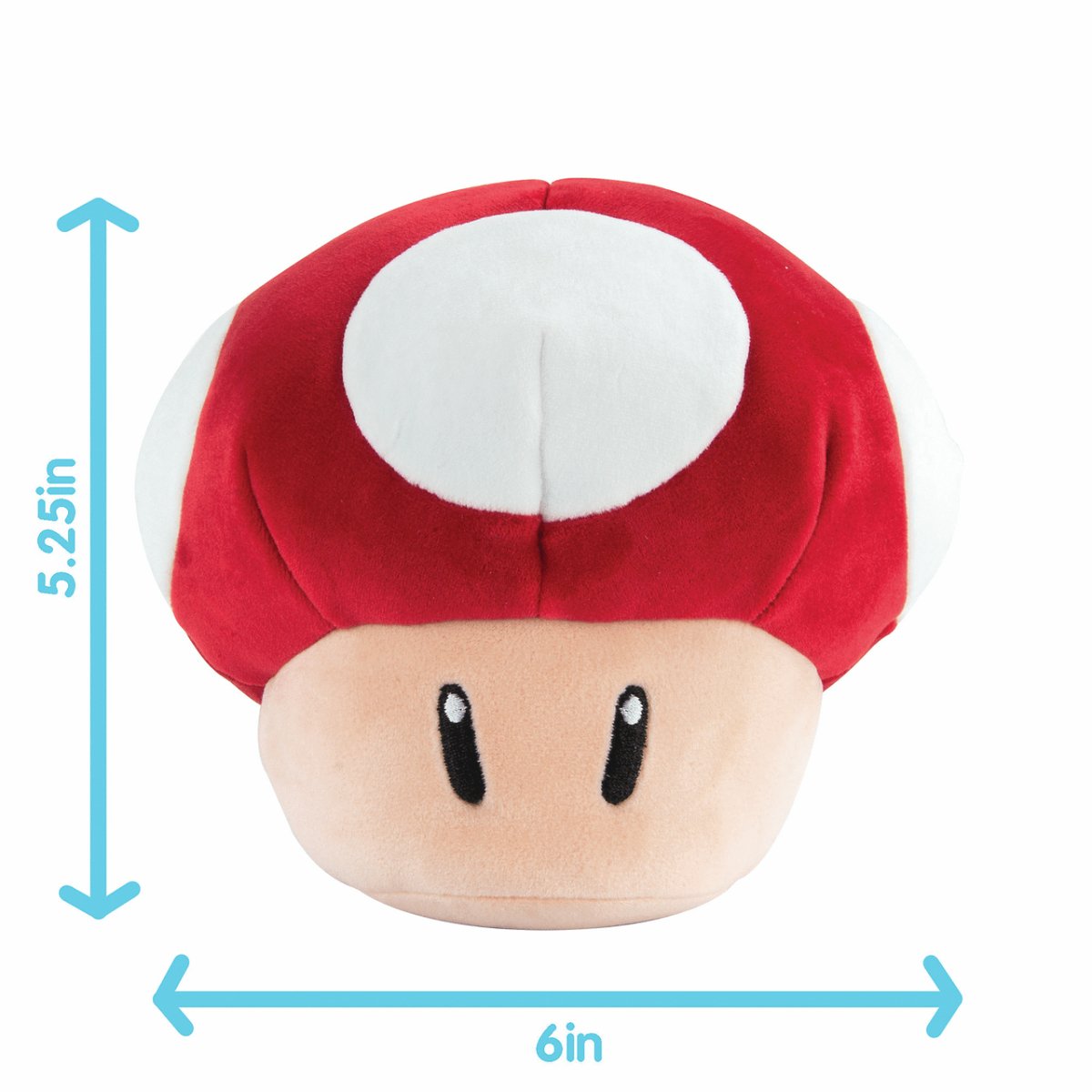 Super Mario: Super Mushroom Club Mocchi- Mocchi Junior Plush 6 inch - Inspire Newquay