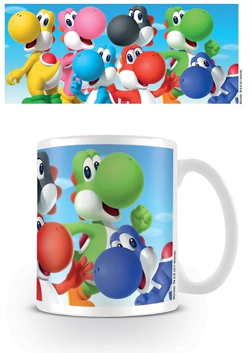 Super Mario Yoshi official mug 11oz/315ml - Inspire Newquay