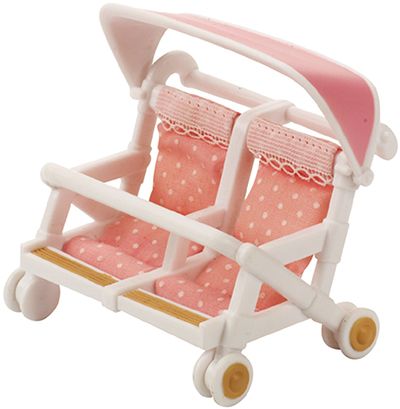 Sylvanian Families Double Pushchair ( Figures Not Included ) - Inspire Newquay