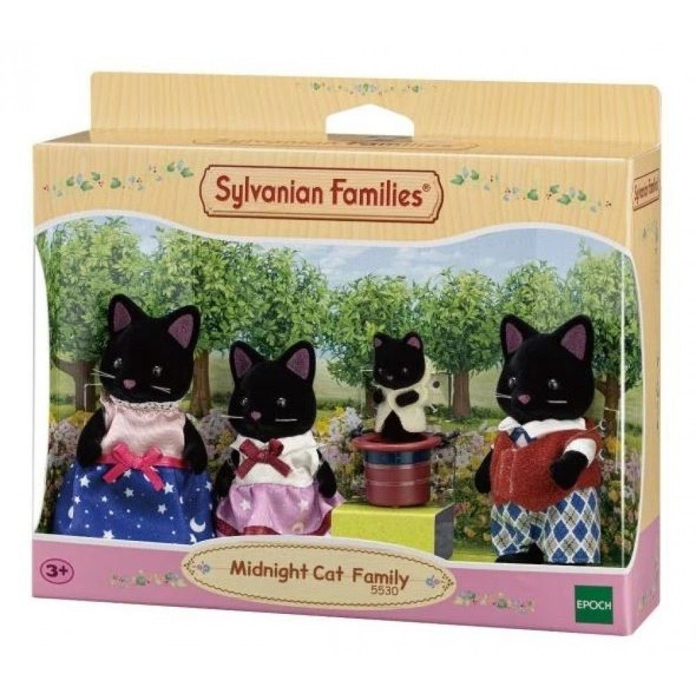 Sylvanian Families Midnight Cat Family - Inspire Newquay