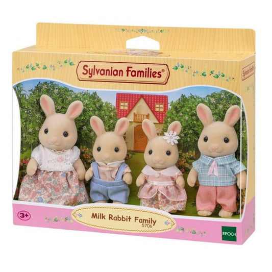 Sylvanian Families Milk Rabbit Family - Inspire Newquay