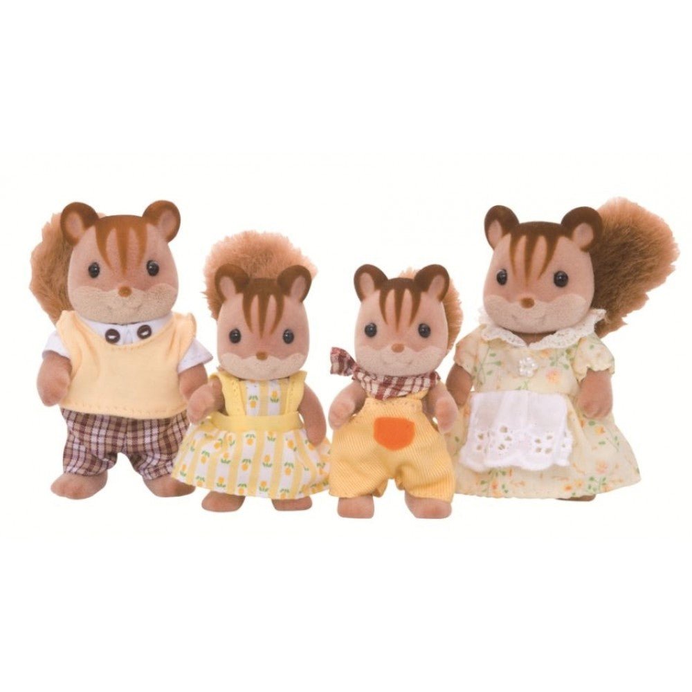 Sylvanian Families Walnut Squirrel Family - Inspire Newquay