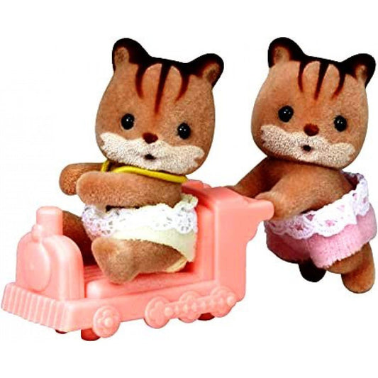 Sylvanian Families Walnut Squirrel Twins - Inspire Newquay