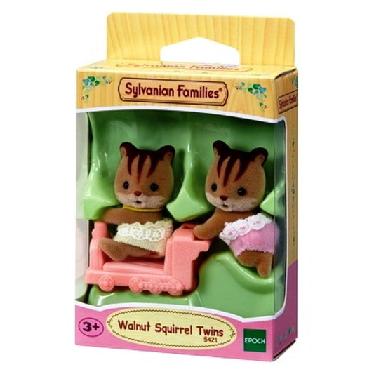 Sylvanian Families Walnut Squirrel Twins - Inspire Newquay