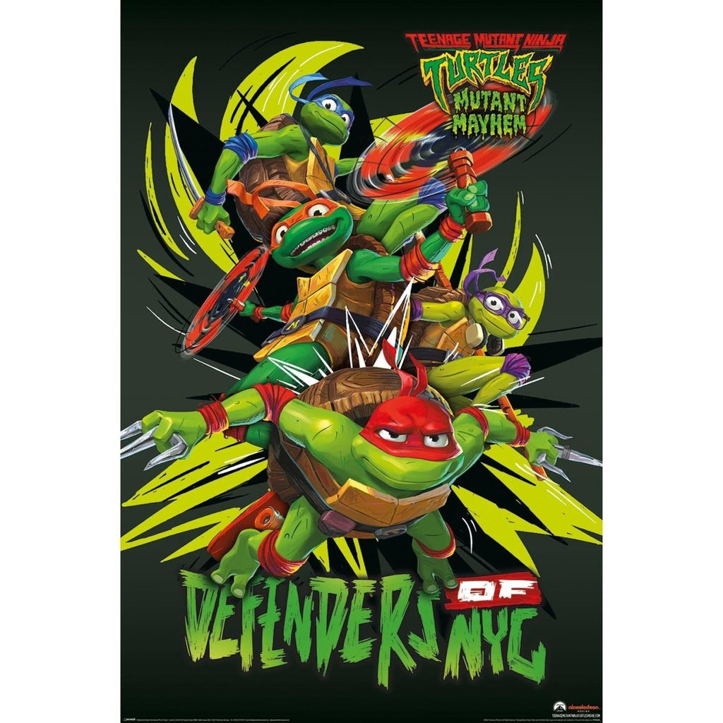 Teenage Mutant Ninja Turtles: Mutant Mayhem (Defenders Of Nyc) Maxi Poster - Inspire Newquay