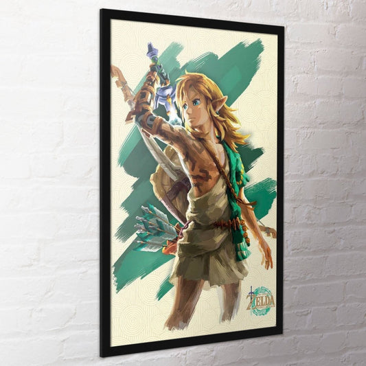 The Legend Of Zelda: Tears Of The Kingdom (Link Unleashed) 61 x 91 Maxi Poster - Inspire Newquay