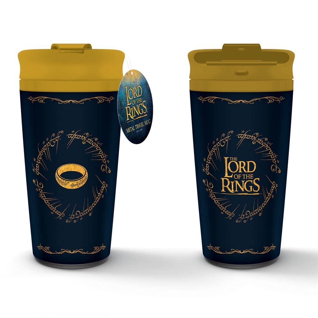 The Lord Of The Rings (The Ring) 16Oz/450ml Metal Travel Mug - Inspire Newquay
