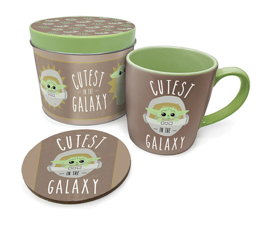 The Mandalorian: Cutest In The Galaxy Mug Gift Set in Tin - Inspire Newquay