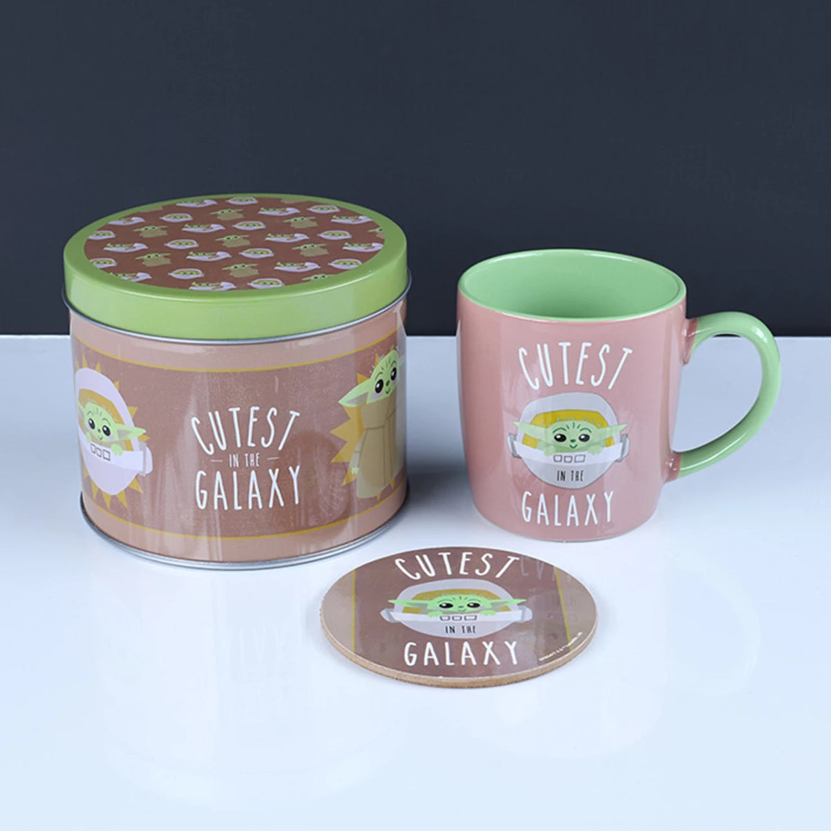 The Mandalorian: Cutest In The Galaxy Mug Gift Set in Tin - Inspire Newquay