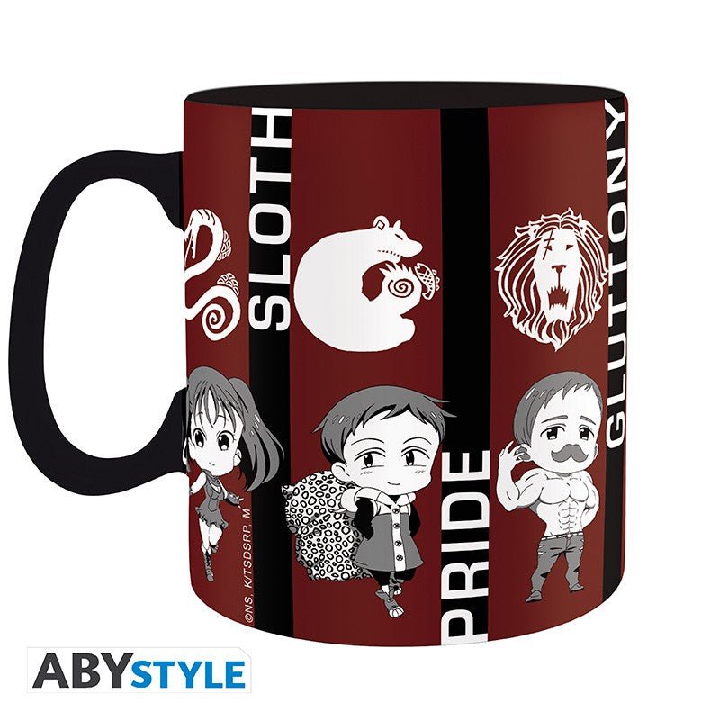 THE SEVEN DEADLY SINS - Mug - 460 ml - Chibi sins - Inspire Newquay