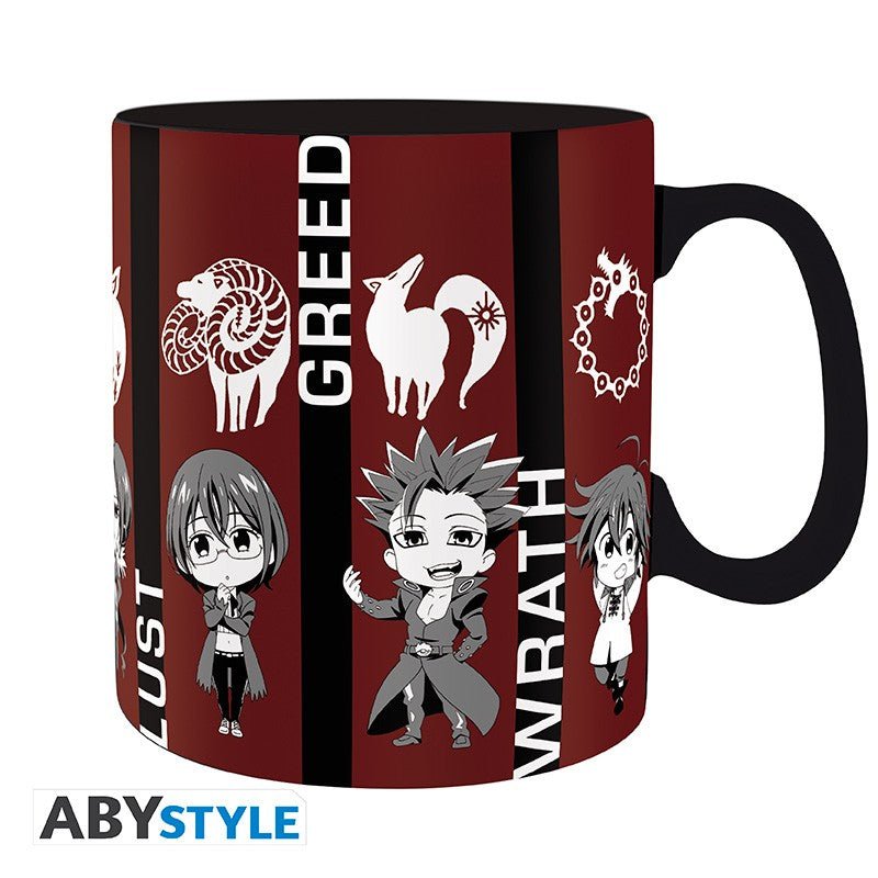 THE SEVEN DEADLY SINS - Mug - 460 ml - Chibi sins - Inspire Newquay