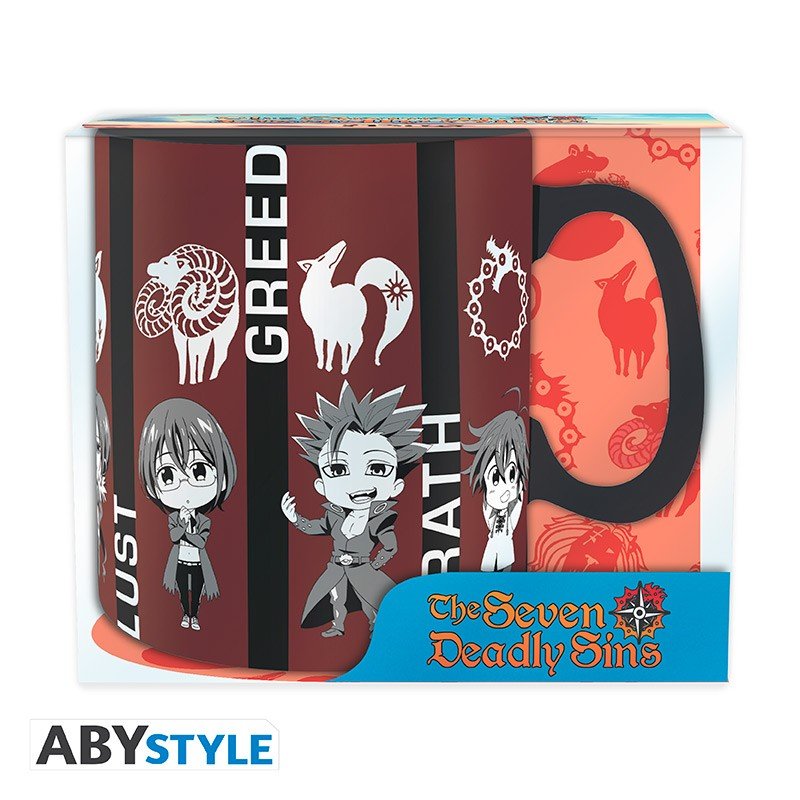 THE SEVEN DEADLY SINS - Mug - 460 ml - Chibi sins - Inspire Newquay