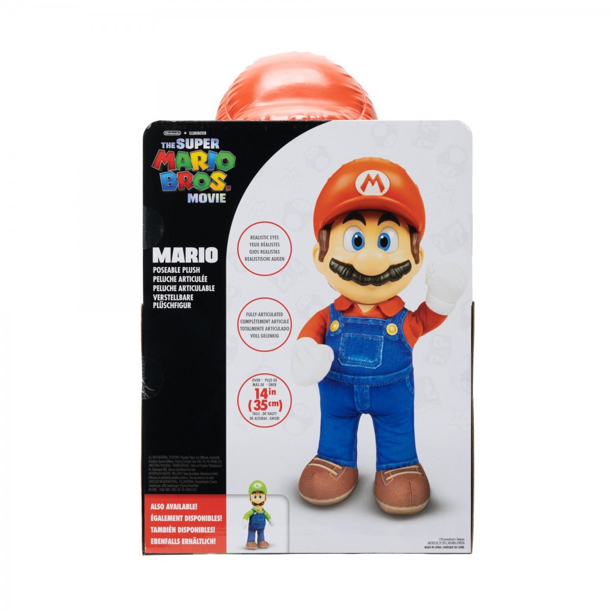 The Super Mario Bros. Movie 35cm Poseable Plush - Inspire Newquay