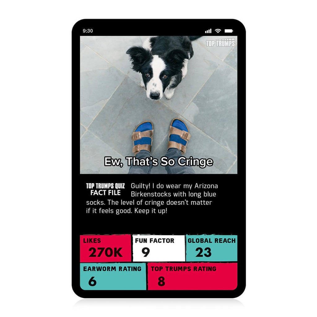 Top Trumps Gen Z - Guide to TikTok Trends Card Game - Inspire Newquay