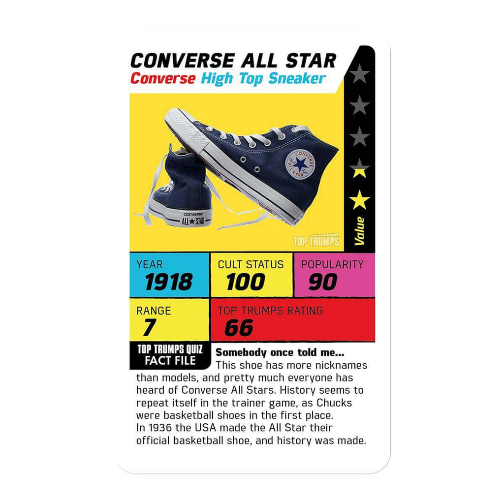 Top Trumps Gen Z - Guide to Trainers Card Game - Inspire Newquay