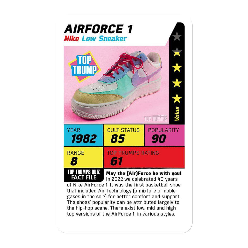 Top Trumps Gen Z - Guide to Trainers Card Game - Inspire Newquay