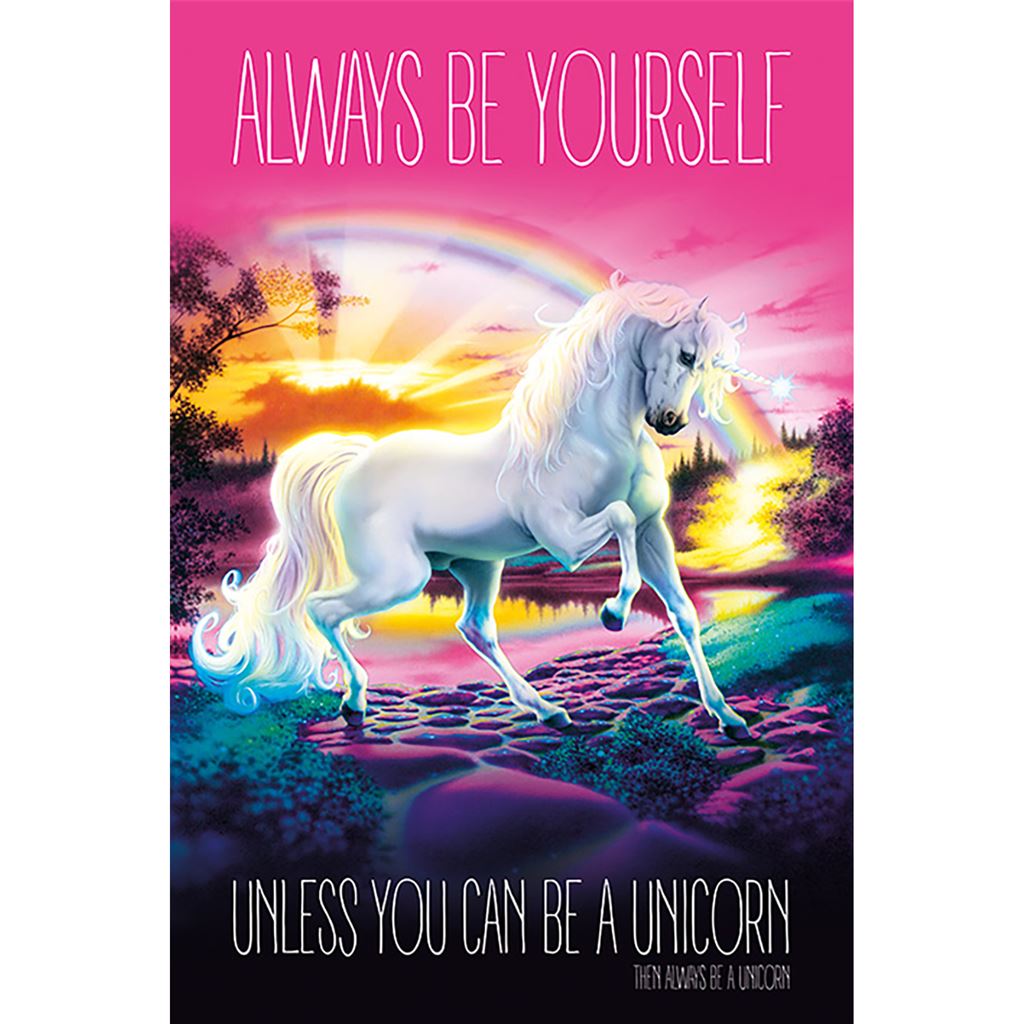 Unicorn (Always Be Yourself) Maxi Poster - Inspire Newquay