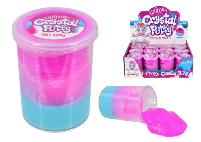 Unicorn Rainbow Crystal Putty 120G - Inspire Newquay