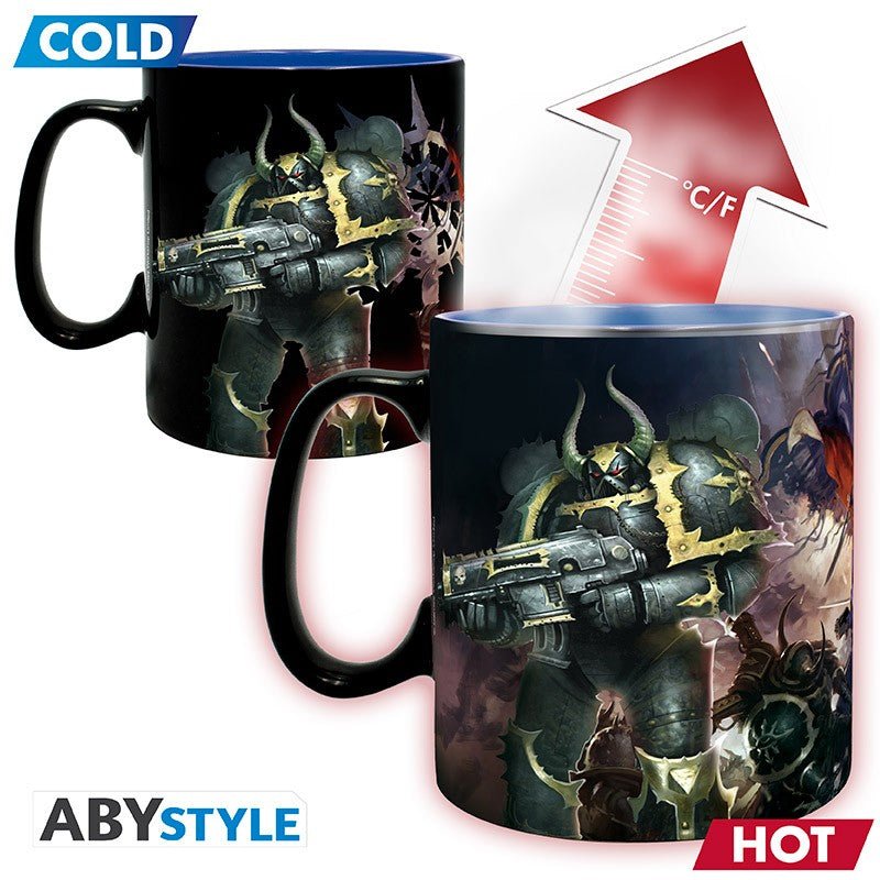 WARHAMMER 40,000 - Mug Heat Change - 460ml - Loyalist vs Traitor - Inspire Newquay