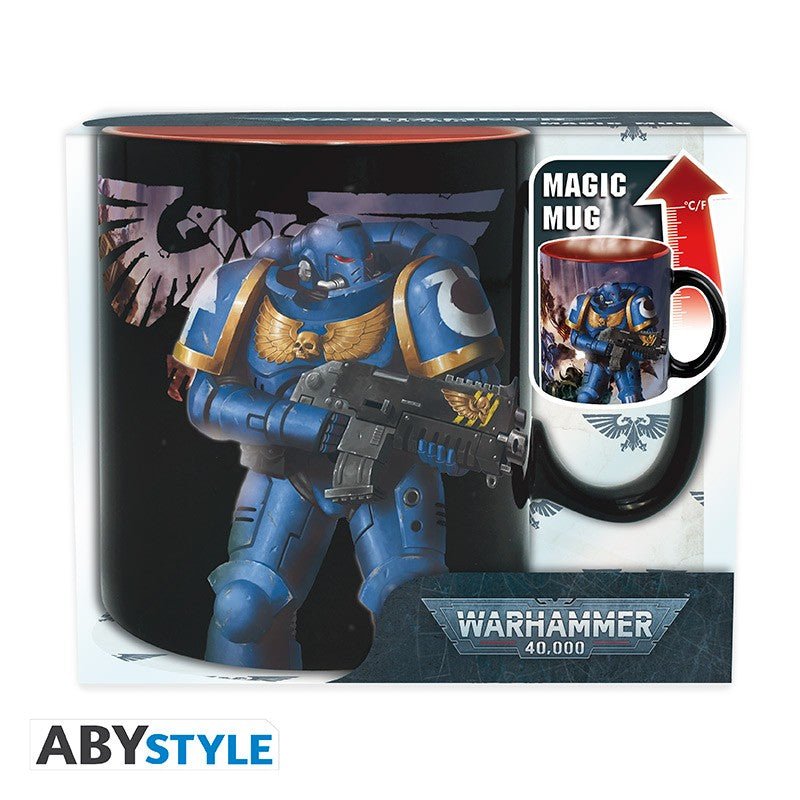 WARHAMMER 40,000 - Mug Heat Change - 460ml - Loyalist vs Traitor - Inspire Newquay