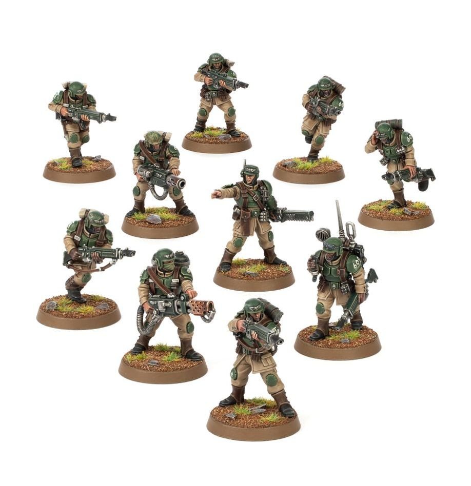 Warhammer 40k Astra Militarum Cadian Shock Troops - Inspire Newquay