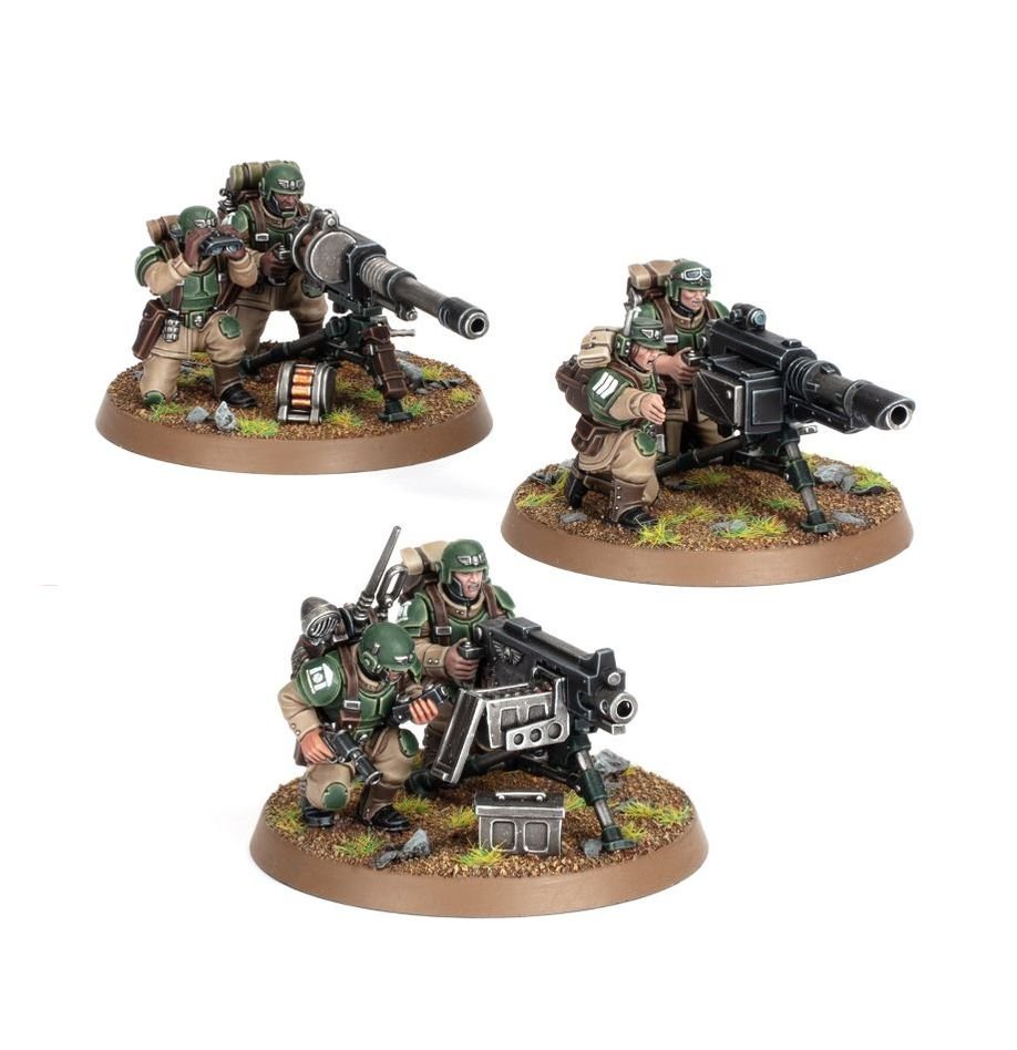 Warhammer 40k Astra Militarum - Heavy Weapons Squad - Inspire Newquay