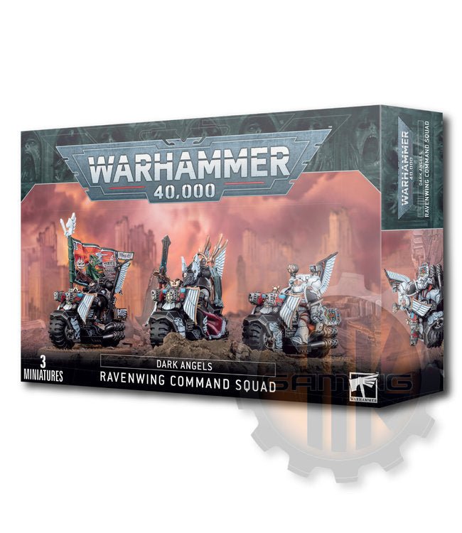 Warhammer 40k Dark Angels: Ravenwing Black Knights Command Squad - Inspire Newquay