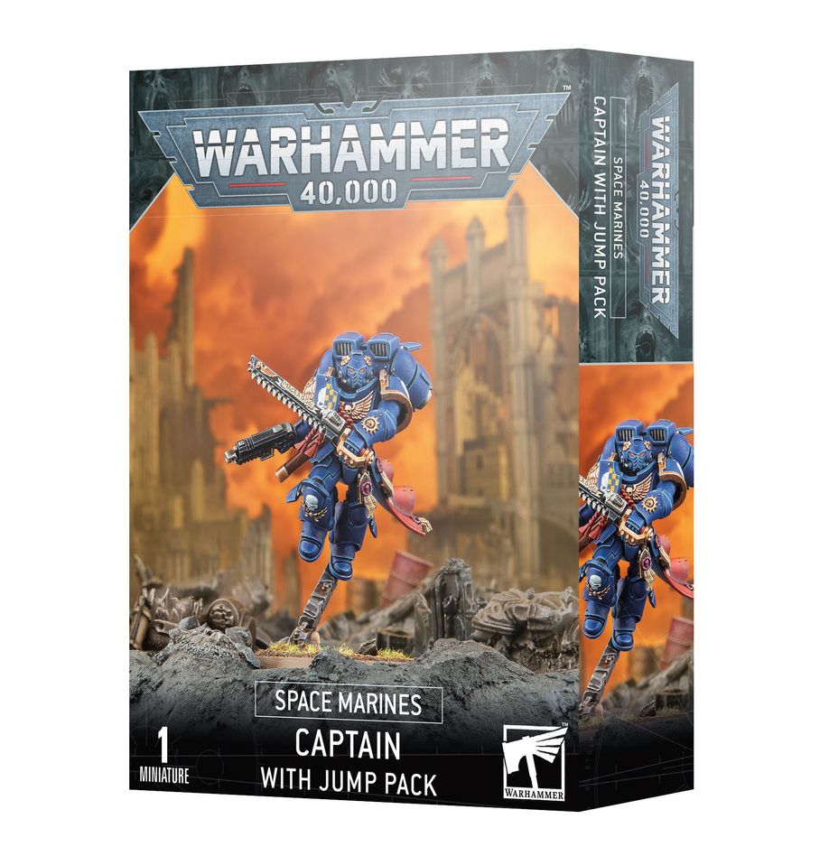 Warhammer 40k Space Marines Captain With Jump Pack - Inspire Newquay