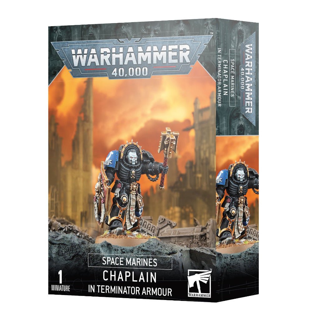 Warhammer 40k Space Marines - Chaplain In Terminator Armour - Inspire Newquay