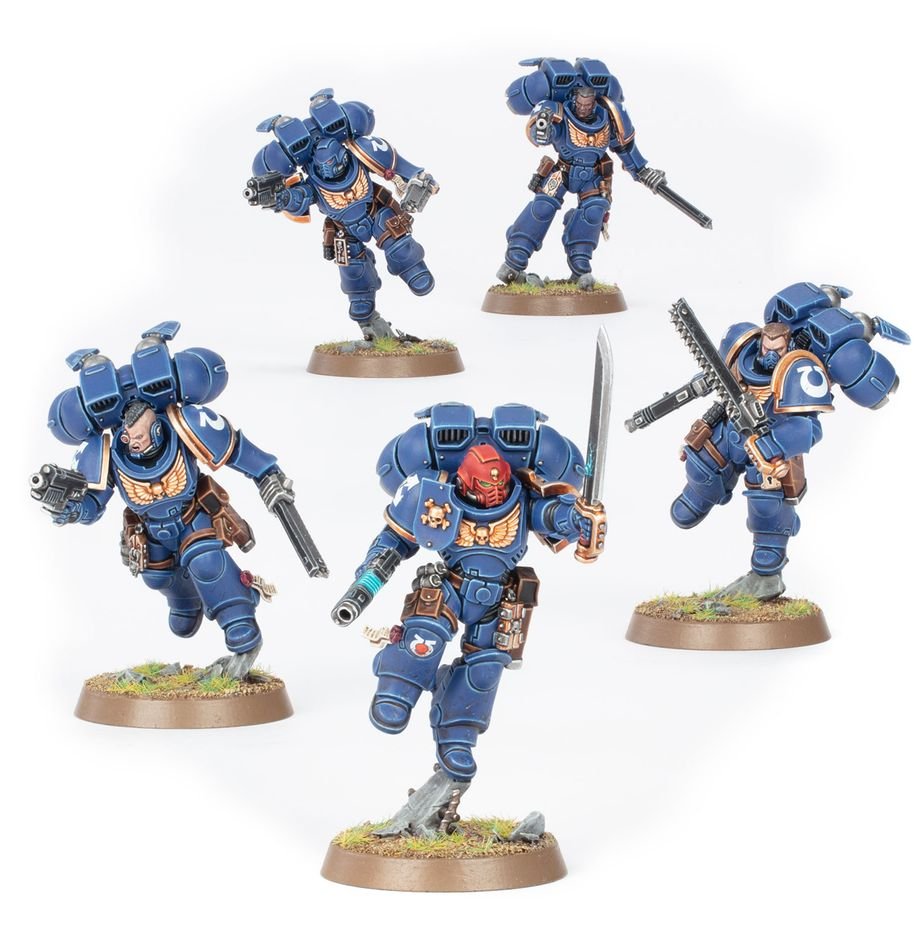 Warhammer 40k Space Marines - Jump Pack Intercessors - Inspire Newquay