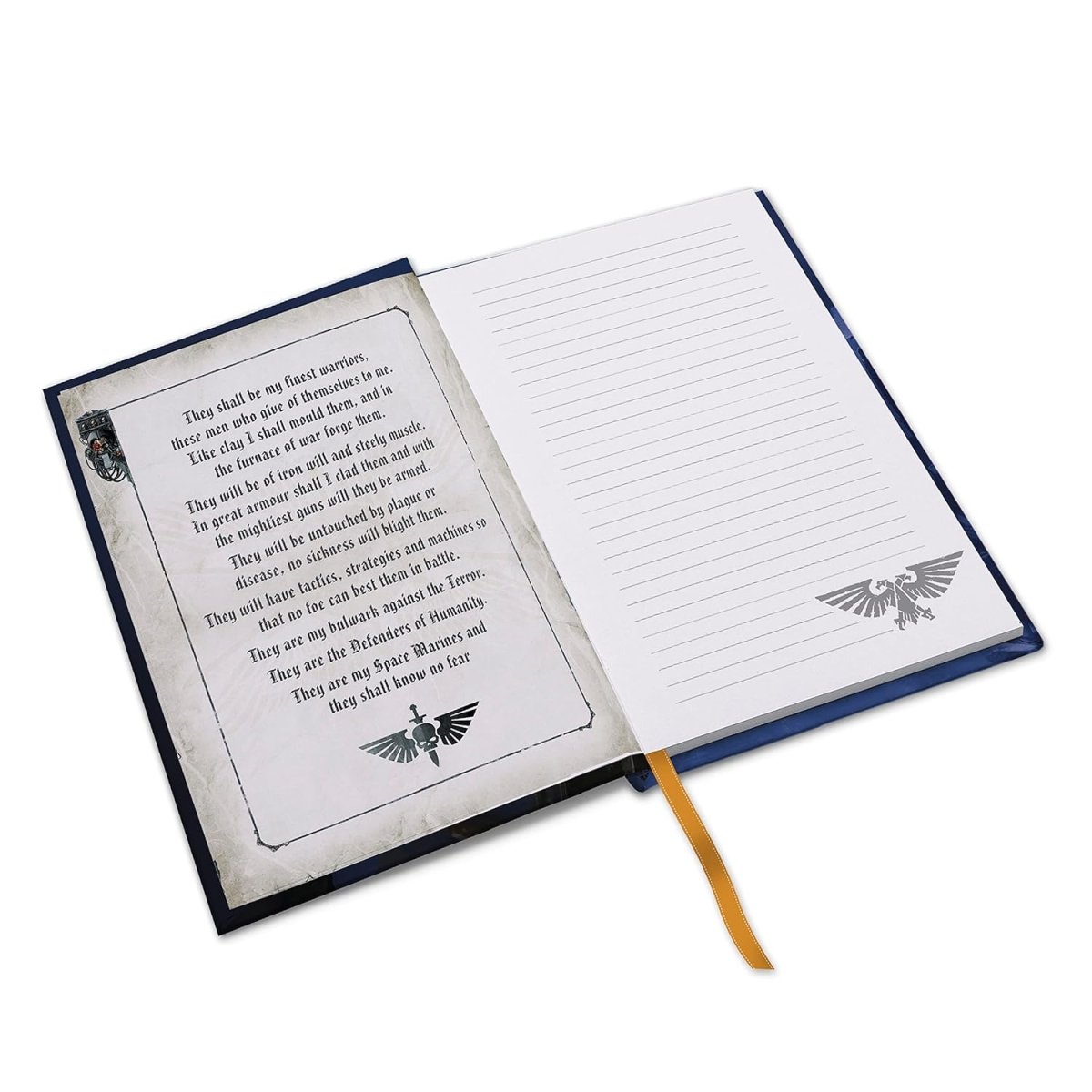 Warhammer 40K Ultramarines Hardcover Notebook - Inspire Newquay