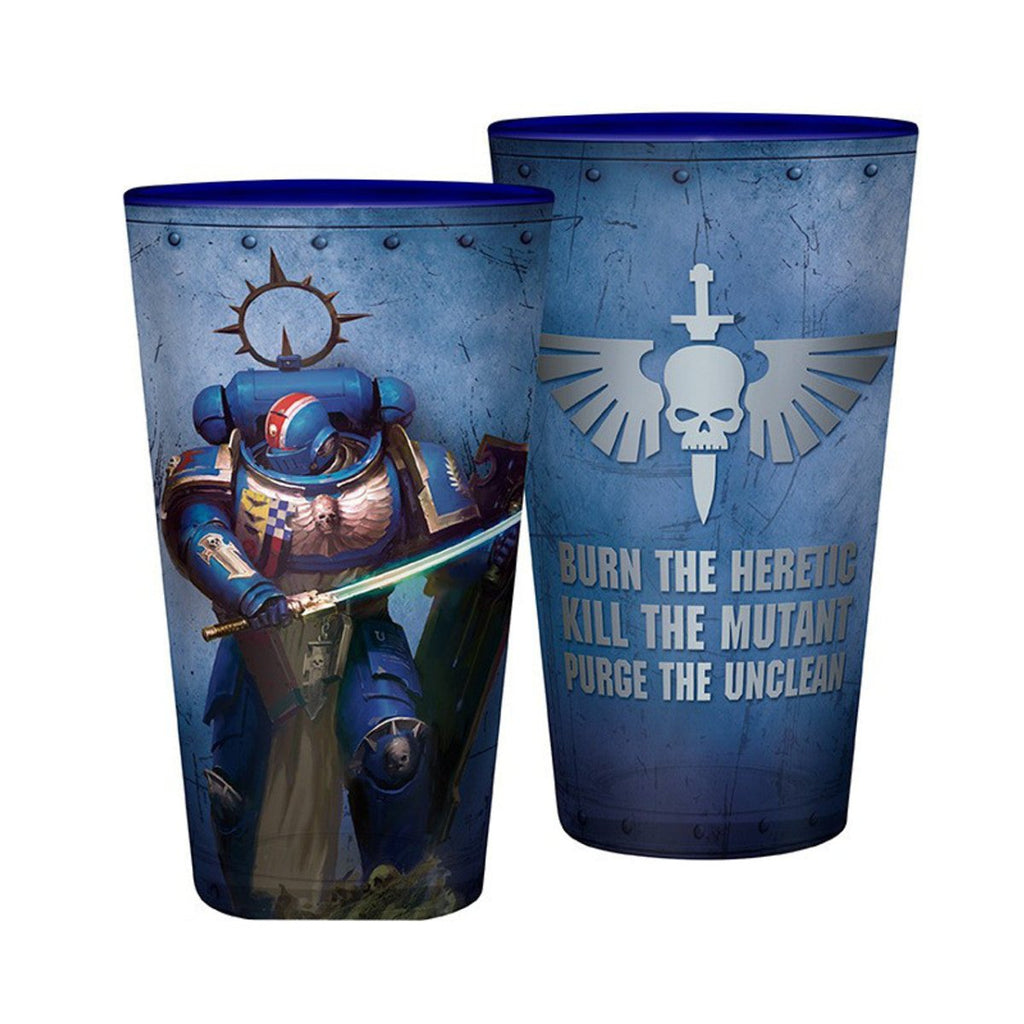 Warhammer 40k Ultramarines Large Glass - Inspire Newquay
