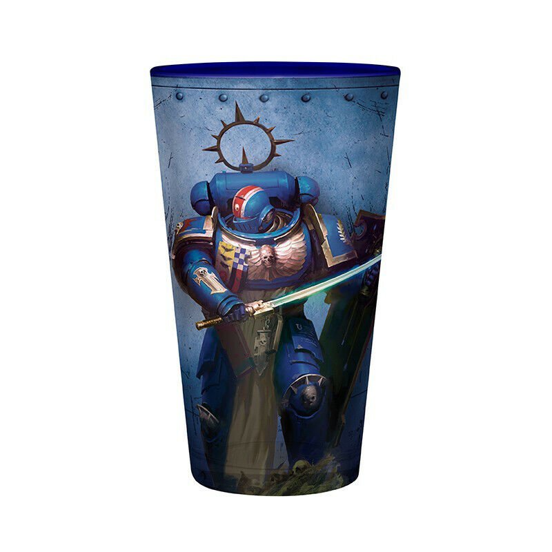 Warhammer 40k Ultramarines Large Glass - Inspire Newquay