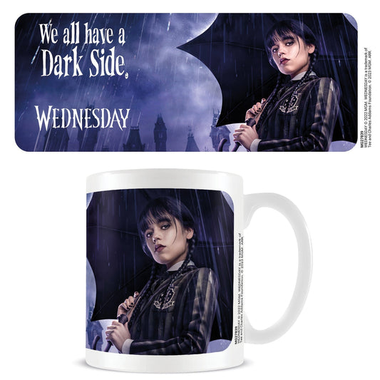 Wednesday (Dark Side) 11oz/315ml White Mug - Inspire Newquay