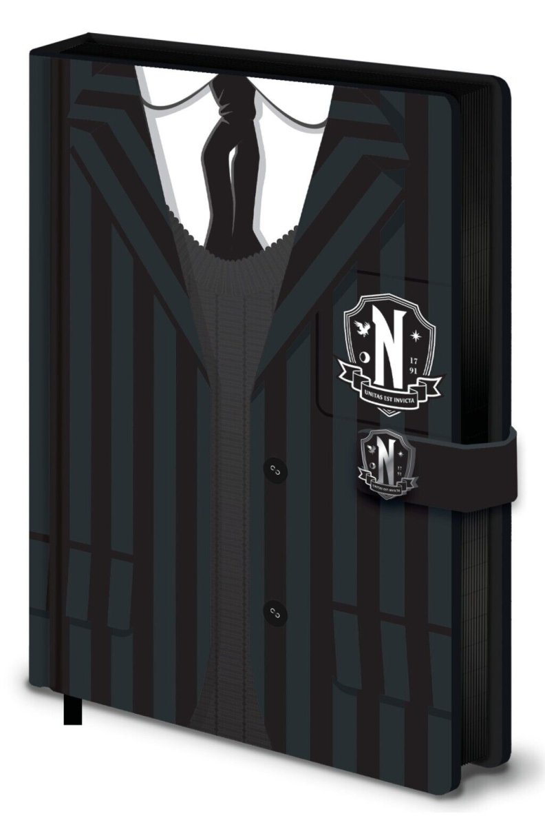 Wednesday (Uniform) A5 Premium Notebook (Clasp) - Inspire Newquay