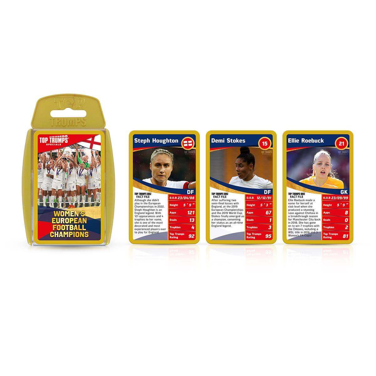 Women's European Football Champions Top Trumps Card Game - Inspire Newquay