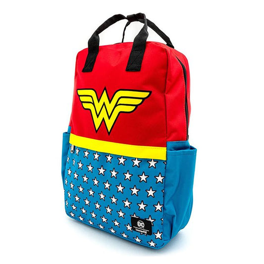 Wonder Woman Loungefly Vintage Nylon Square Backpack - Inspire Newquay