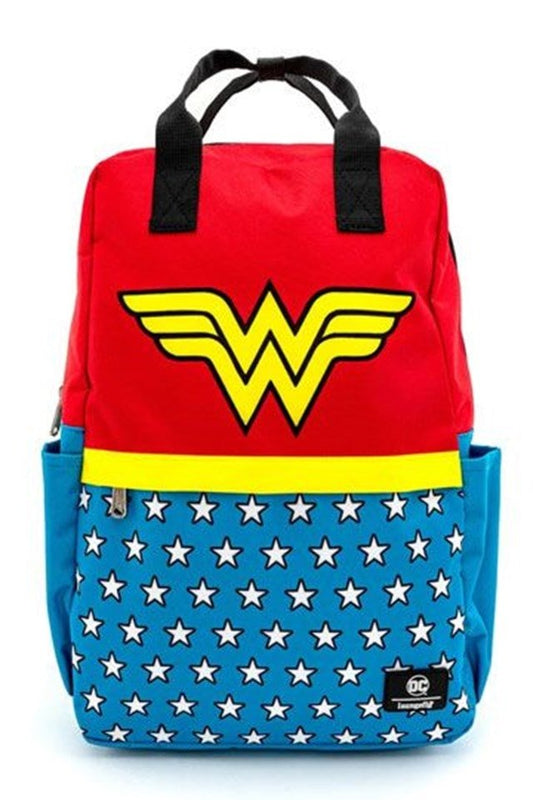 Wonder Woman Loungefly Vintage Nylon Square Backpack - Inspire Newquay